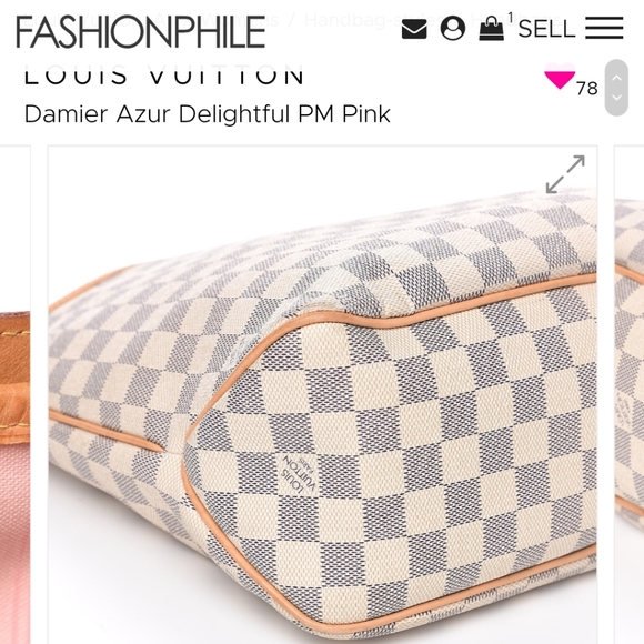 Louis Vuitton Demier Azur Delightful PM - Picture 5 of 16